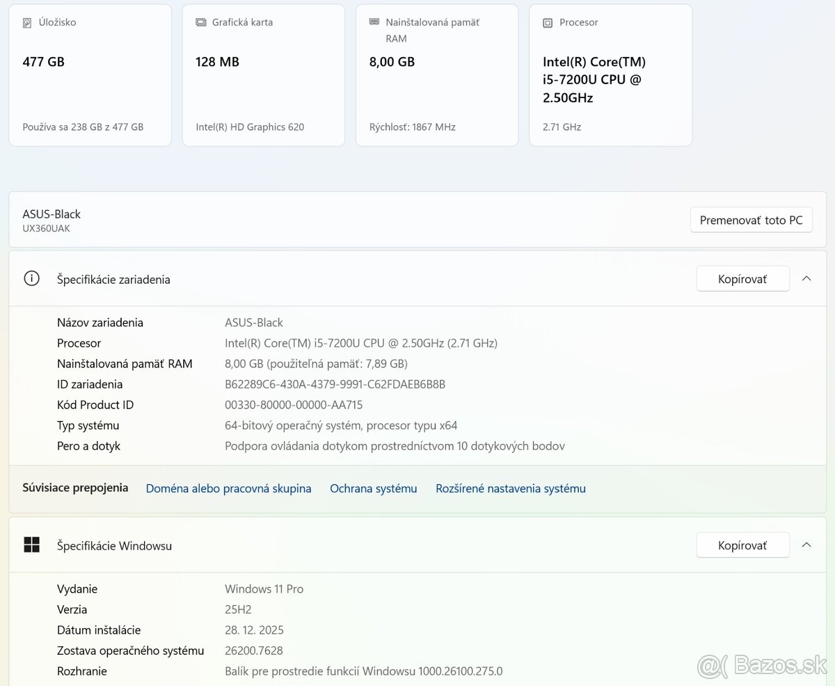 Predam Asus ZenBook UX360U - 3