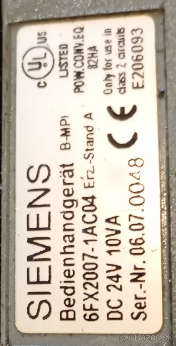 Siemens Operator Device – 6FX2007-1AE04 - 3