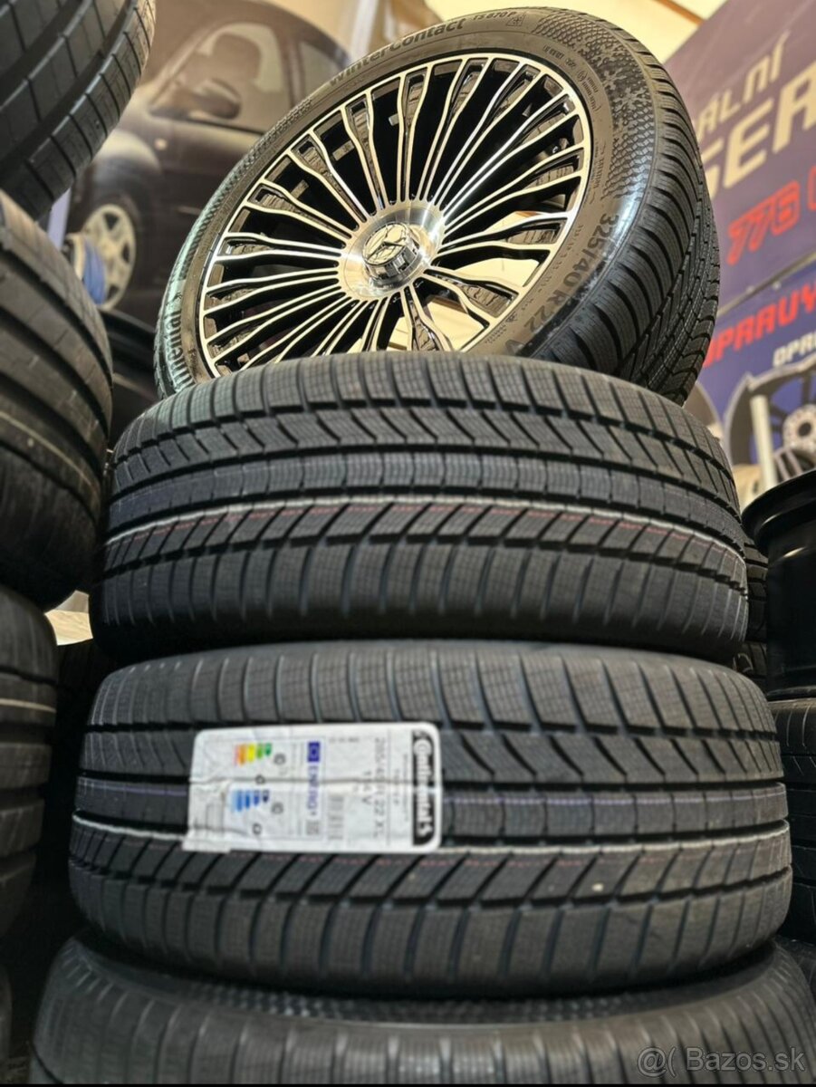 Nová sada 22" al.disky design Mercedes GLS +zimní pneu - 3