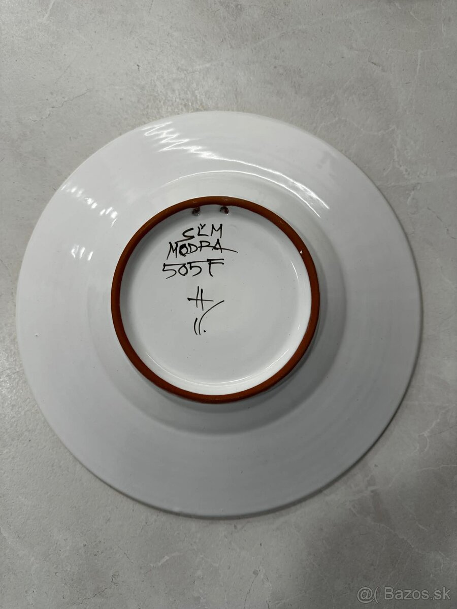 Set 8 tanierov modranska keramika - 3