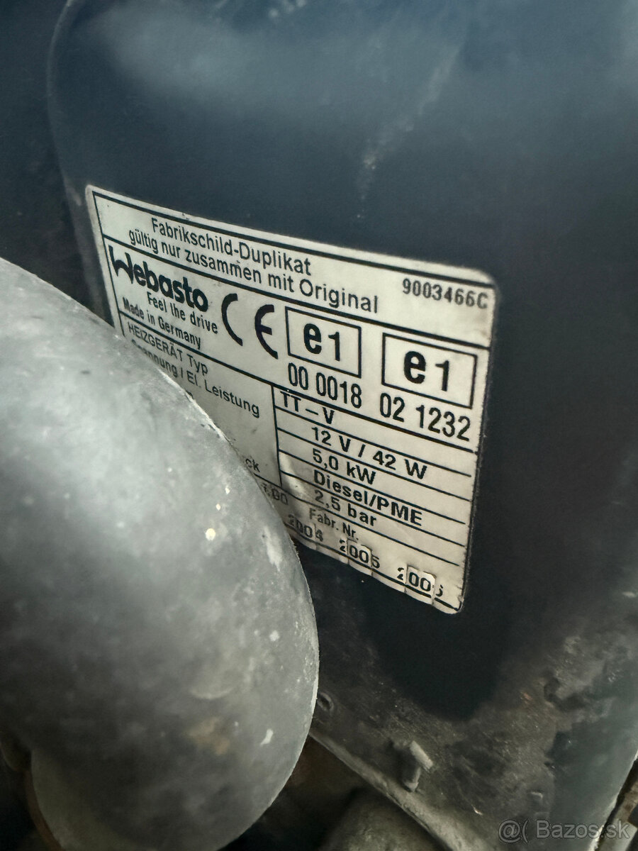 Predam kurenie/prihrev Webasto Thermo Top V pre Land Rover - 3