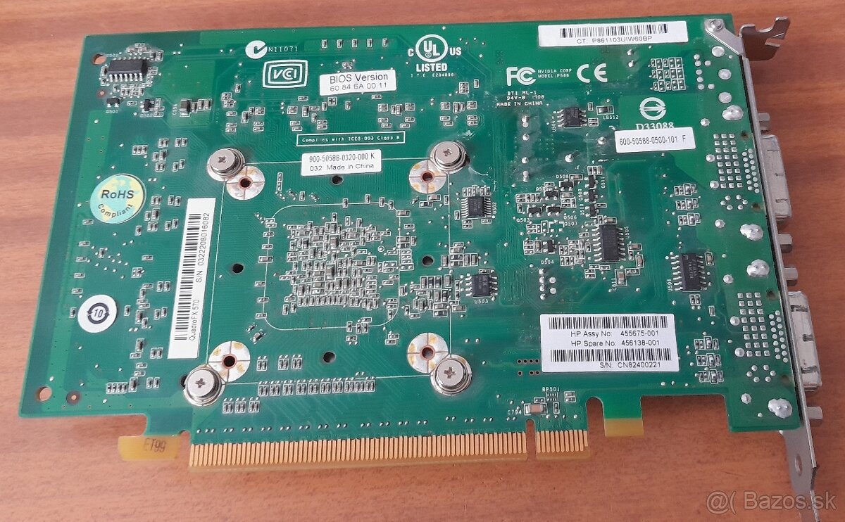 NVIDIA Quadro FX 570 256MB - 3