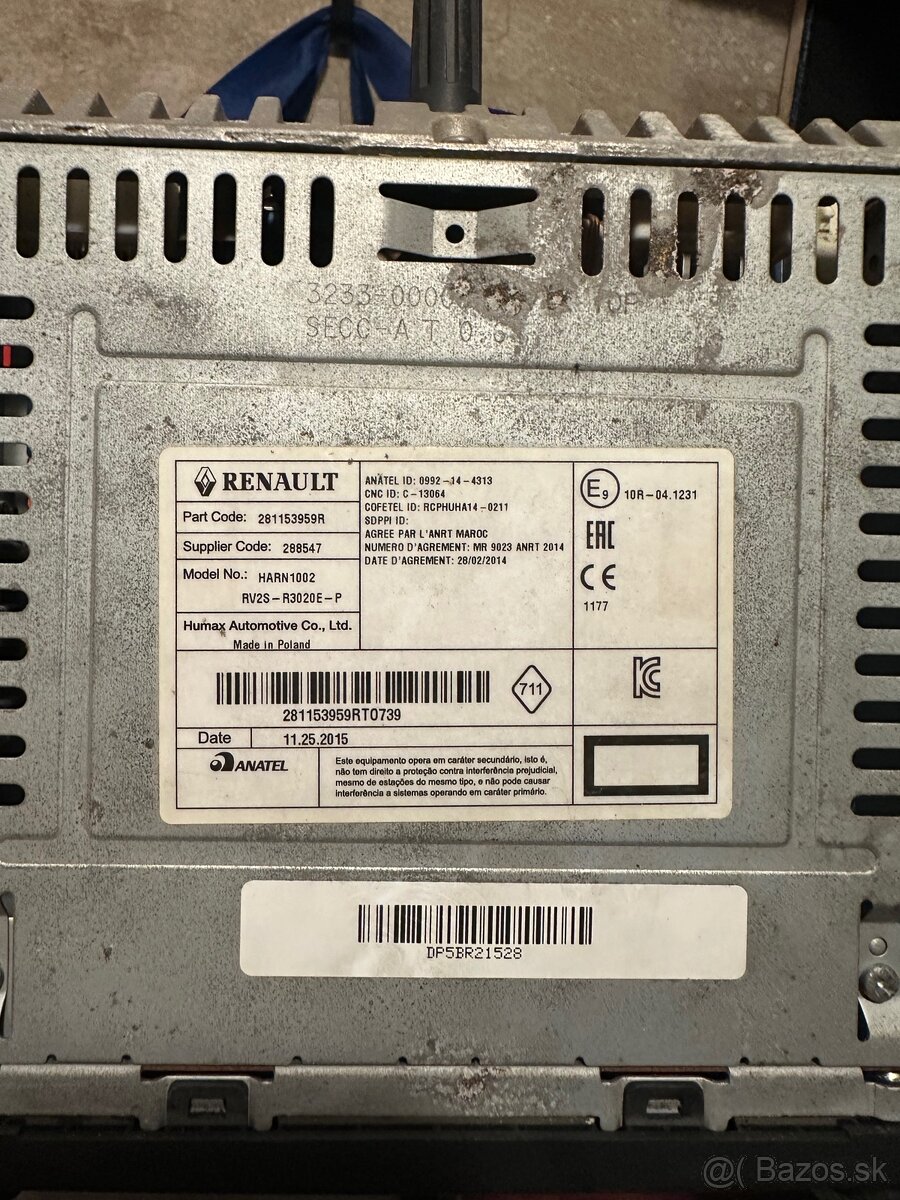 Autorádio Renault HARN 1002 - 3