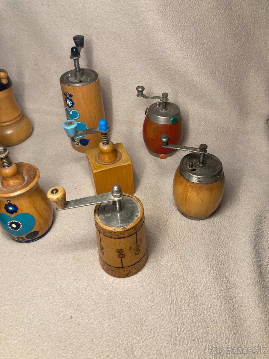 Ručné mlynčeky na korenie – drevené - 3