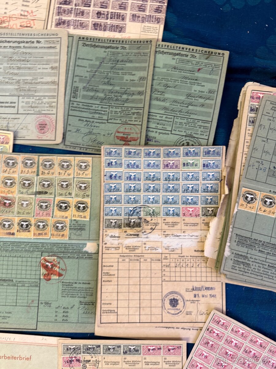 Stare dokumenty z Nemeckej rise 1940 - 3