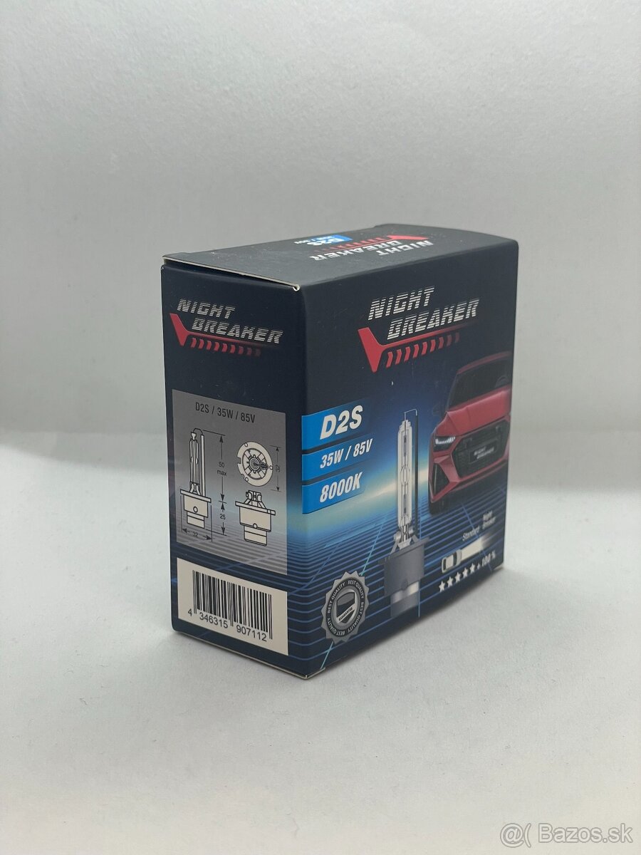 Xenónové výbojky Night Breaker D2S 85V 35W 8000K - 3