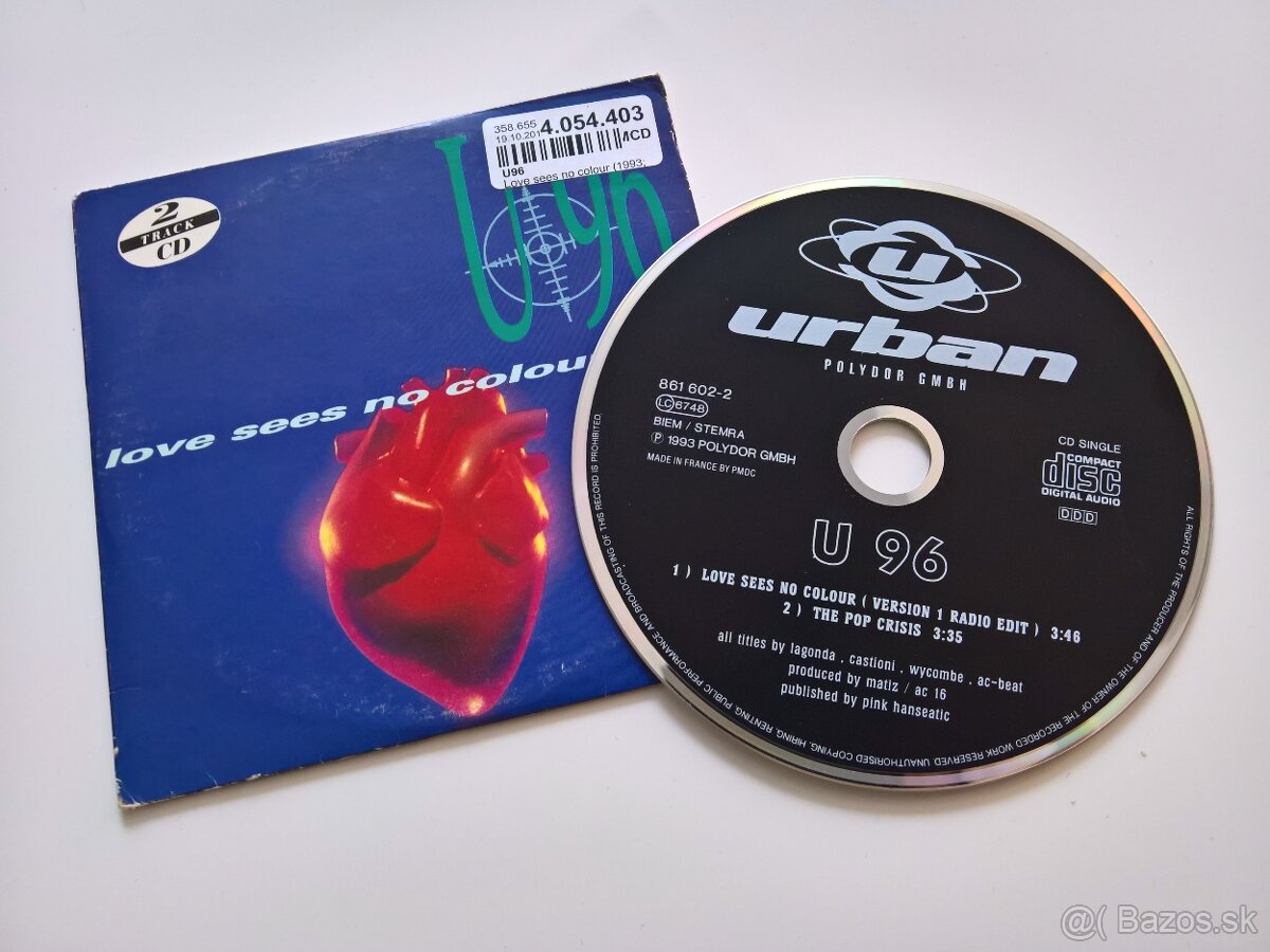 U96: Love Sees No Colour (1993) - 3
