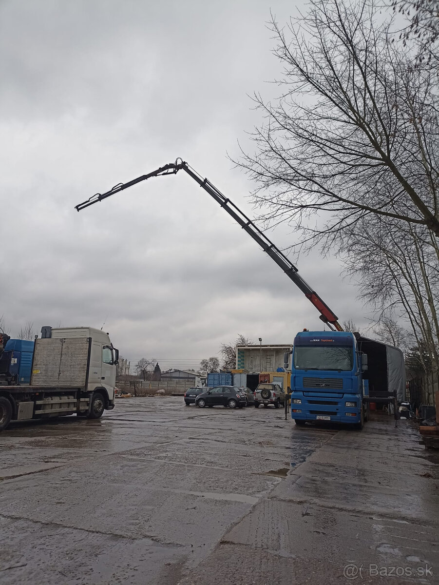 Man TGA 26.410 6x2 hydraulicka ruka Palfinger 29002E + JIB - 3