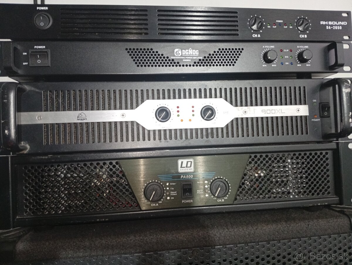 Koncové zosilňovače od 90€ - 3