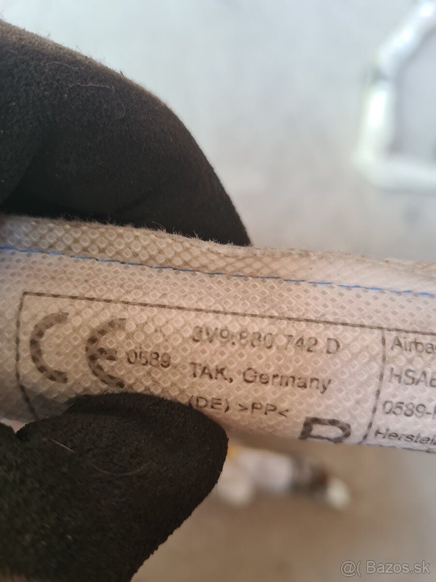 Stropný airbag Audi a6 4f - 3