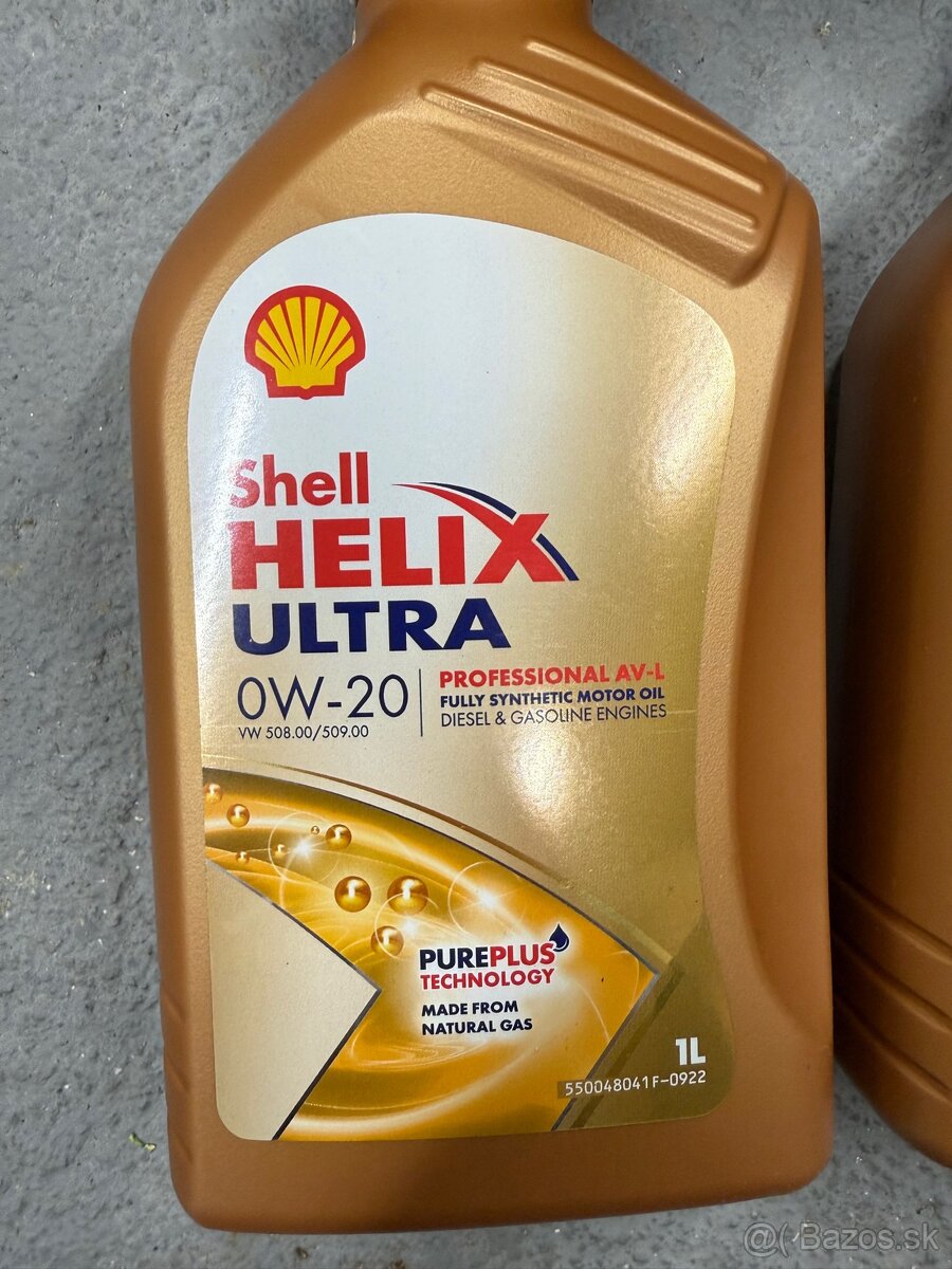 Motorovy olej shell 0w20 AV-L - 3