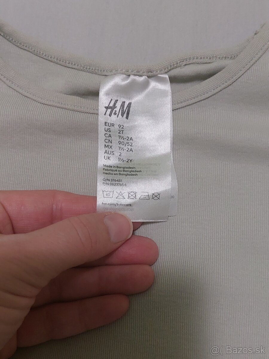 Dvojdielne pyžamo H&M 92 - 3