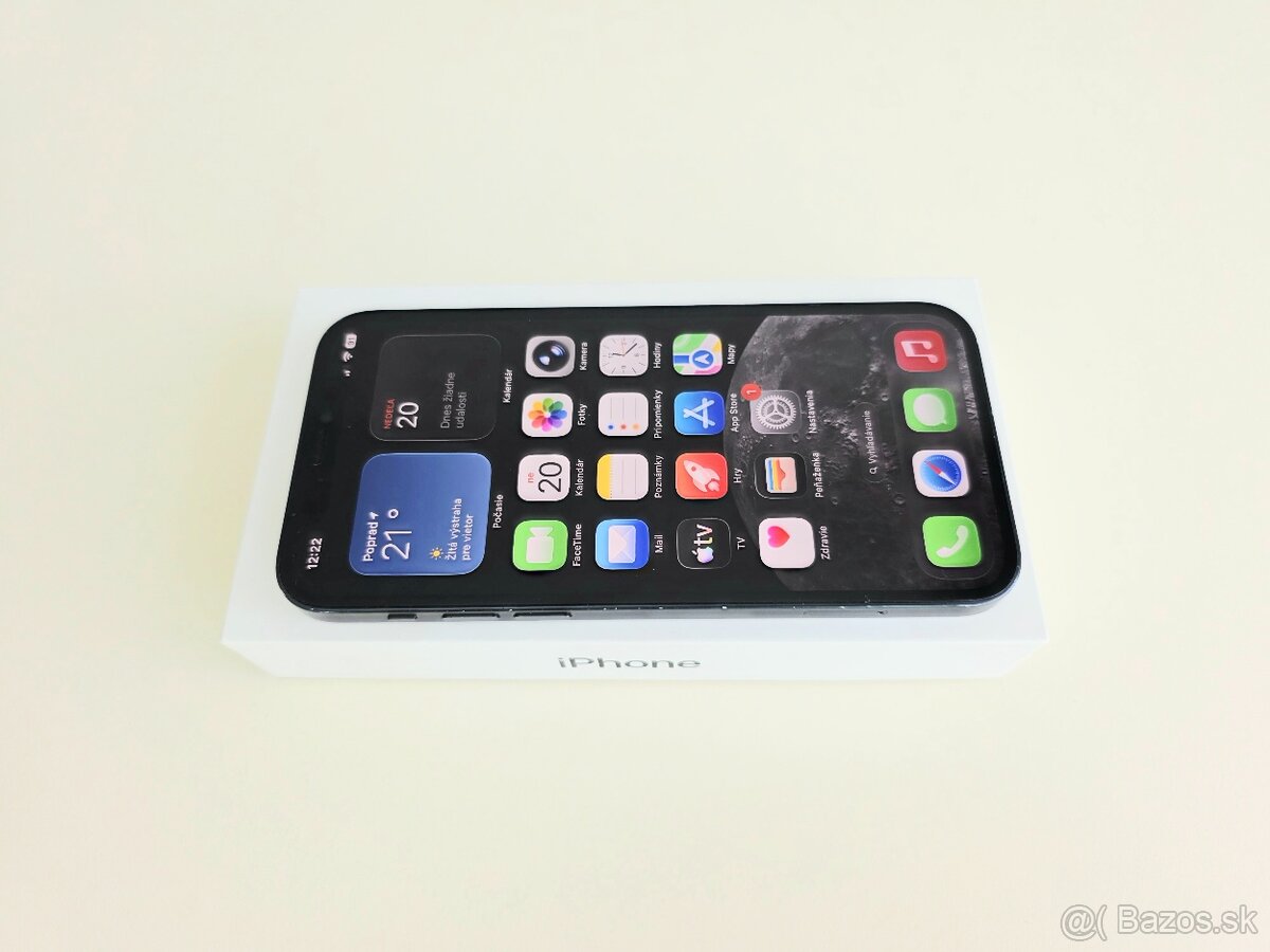 APPLE IPHONE 12 256GB BLACK,BATERKA 100% - 3
