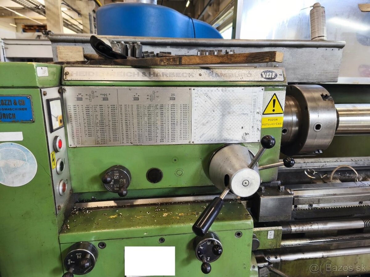 Hrotový soustruh Heidenreich VDF - 3