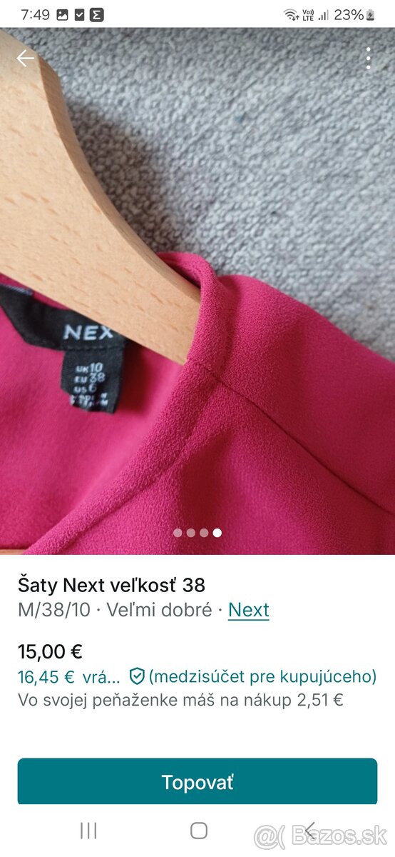 Next spoločenské šaty 38 - 3