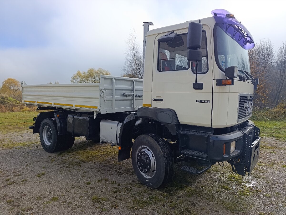 MAN 19.293 S3-sklápač ,,4x4" - 3