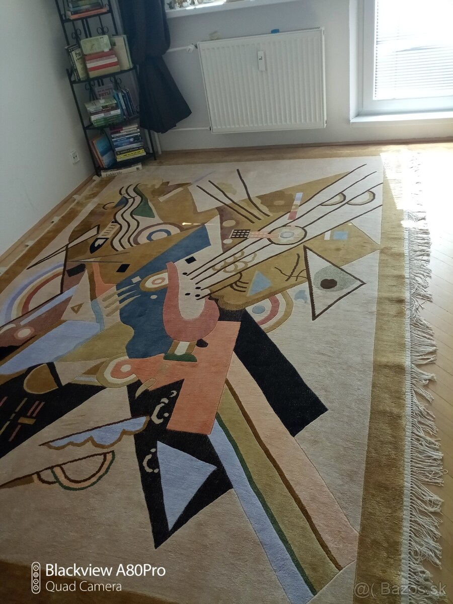 Moderní vlnění koberec - gobelín - 3