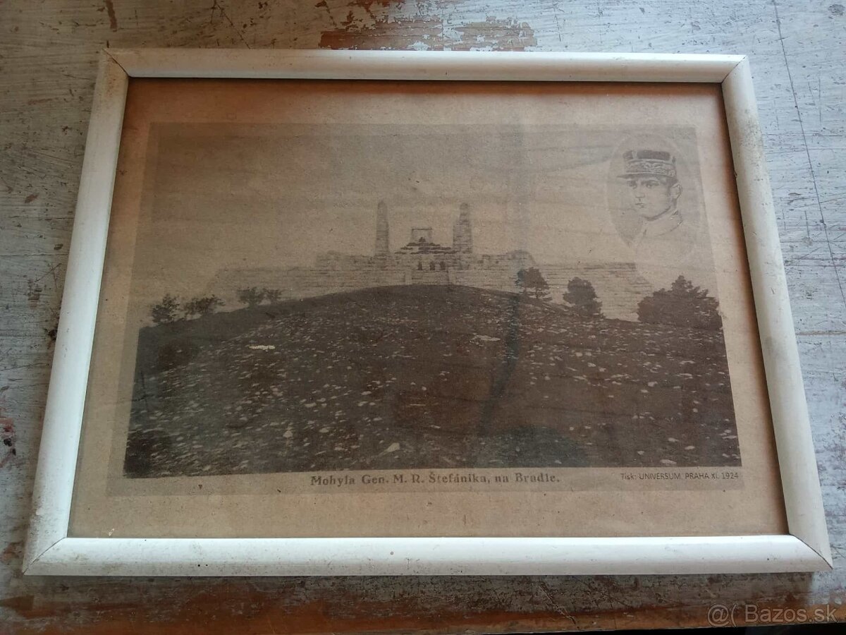 pamatny obraz gen. Stefanik na Bradle. 1934 - 3