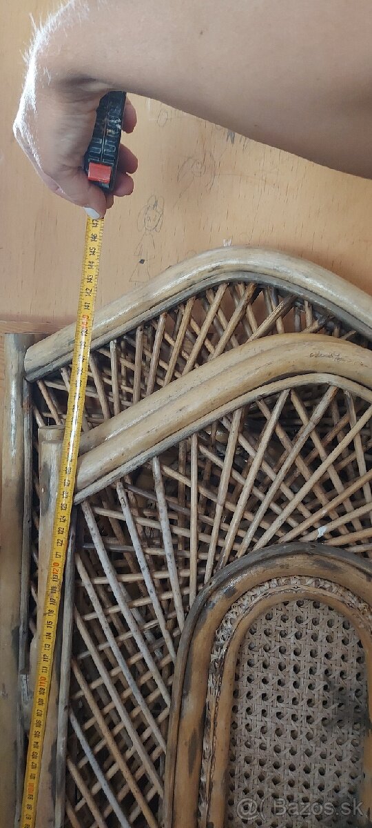 paraván retro ratan, 3ks - 3