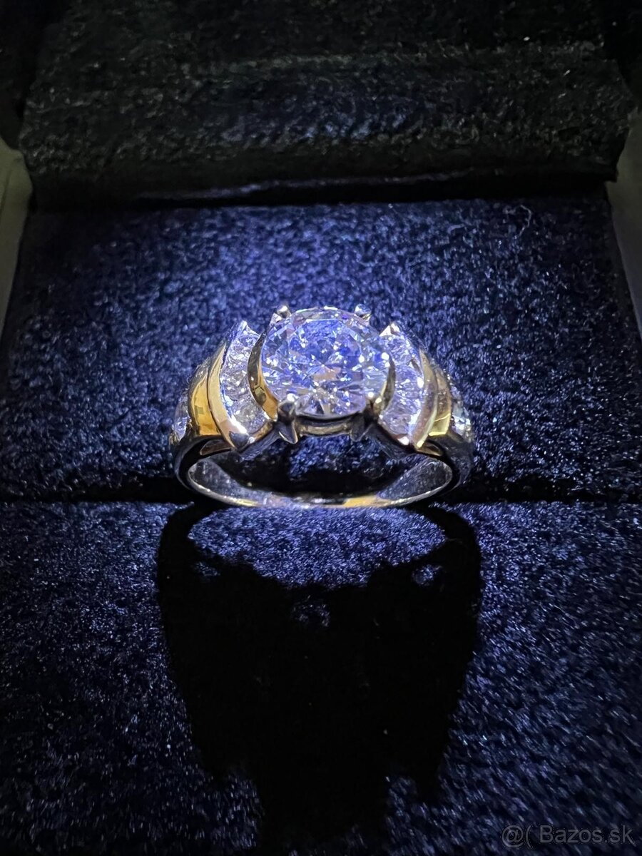 Zlatý dámsky prsteň - 3