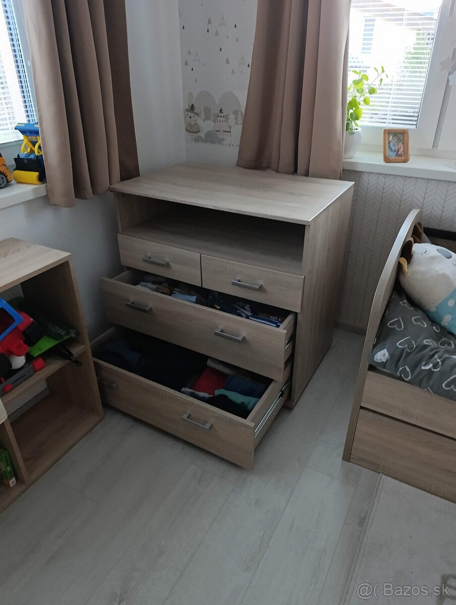 Komoda s prebaľovacim pultom - 3
