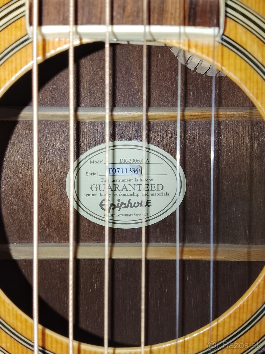 Elektroakusticka gitara Epiphone - 3