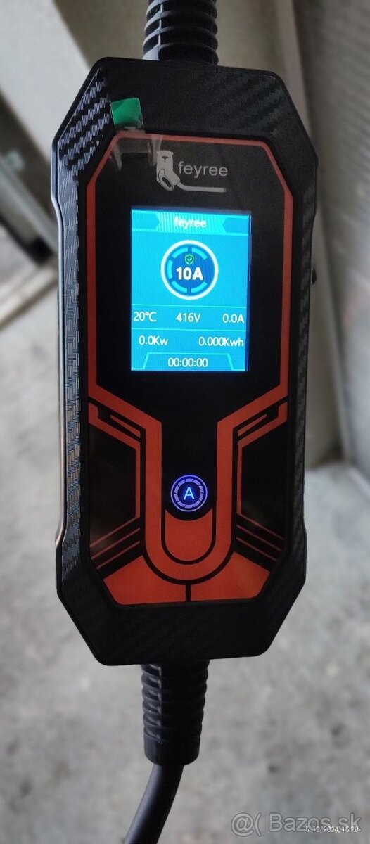 11KW TYP2 nabíjačka - značkový nabíjací kábel 3 fázy