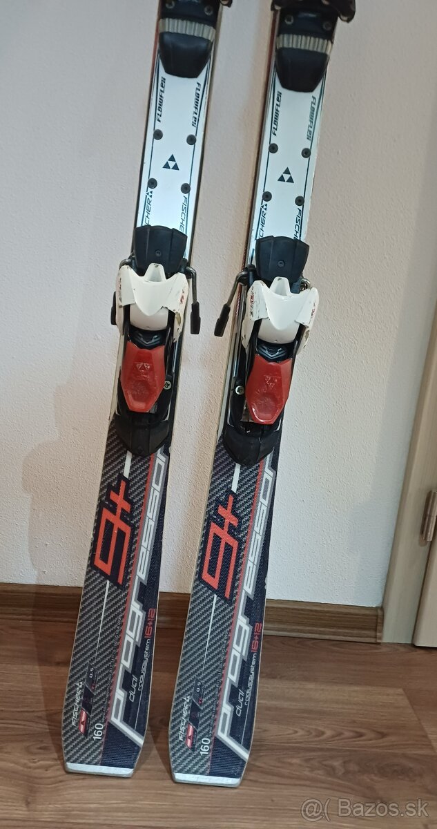 Predám lyže značky Fischer 9+progressor, 160 cm - 3