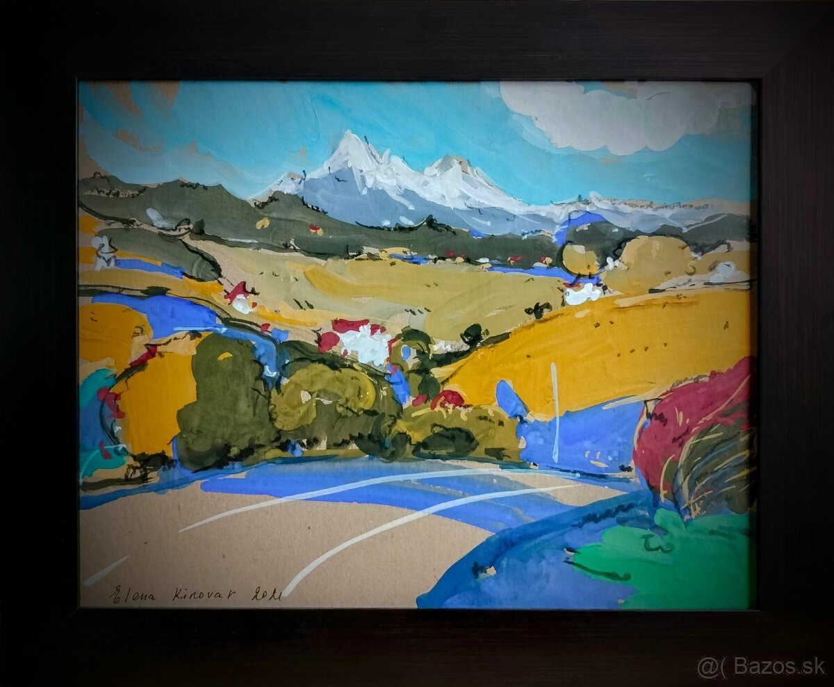 Olejomaľby,kombinované techniky - Elena Petrova Kinovar II - 3