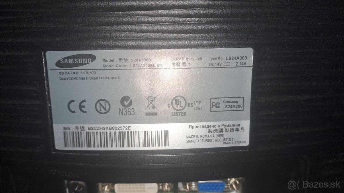 Predám Samsung LCD monitor - 23.6" - 3