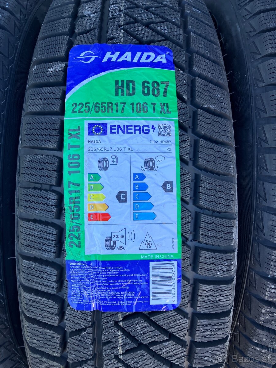 225/65 R17 4ks Haida winter Nove - 3