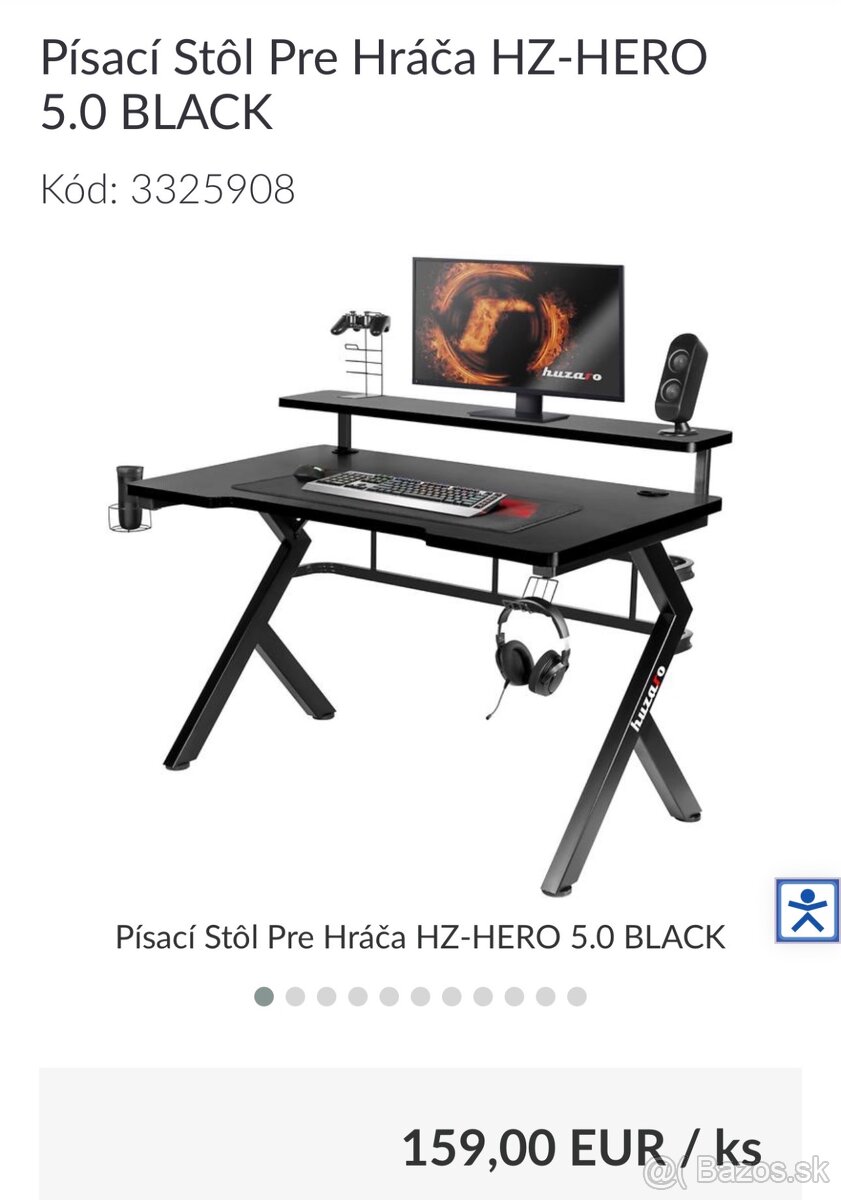 Herný PC stôl - 3