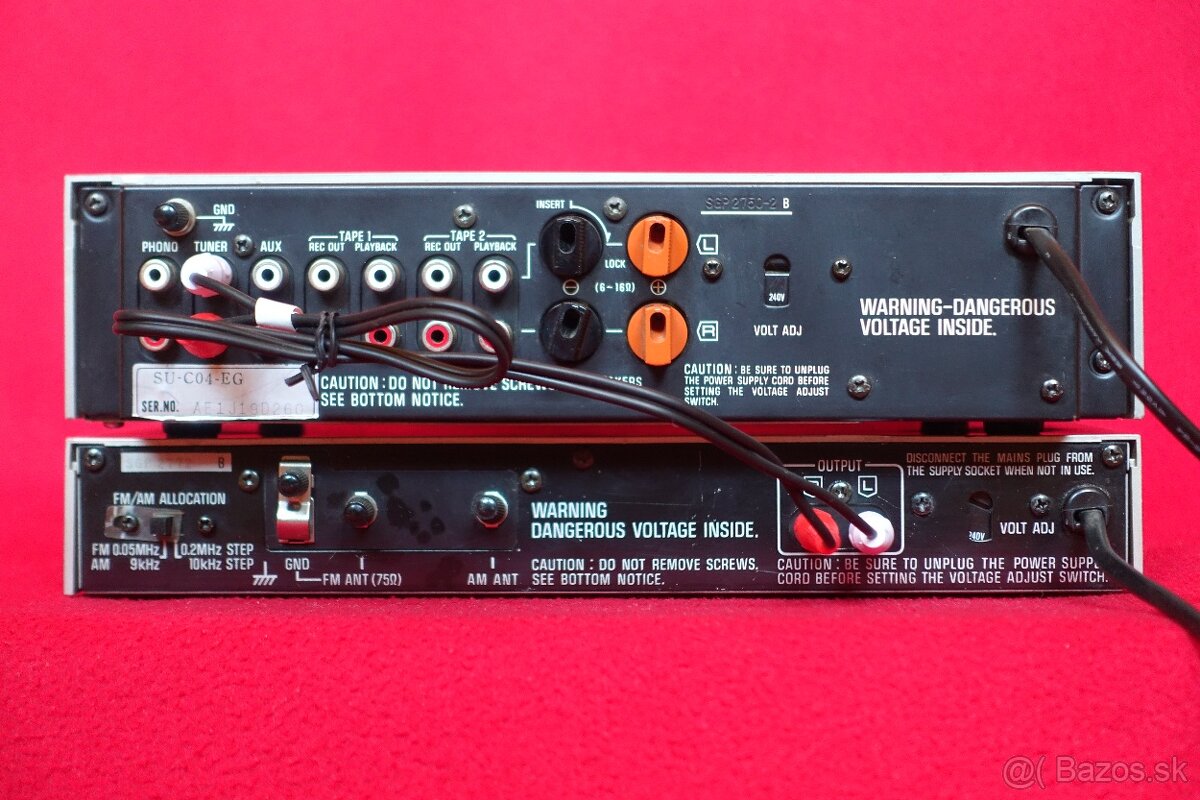 Zosilovač a rádio Technics - 3