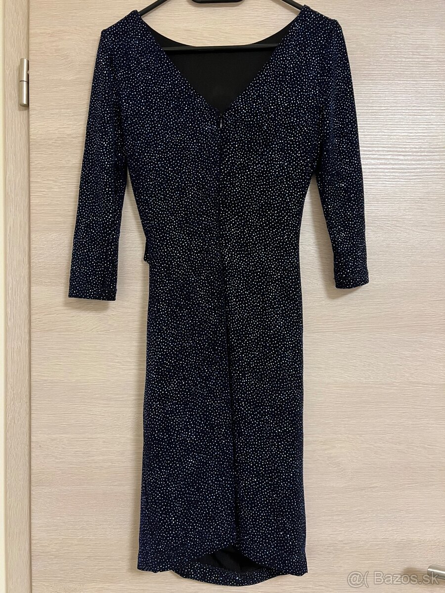 Modré koktejlové šaty Jakes - 3