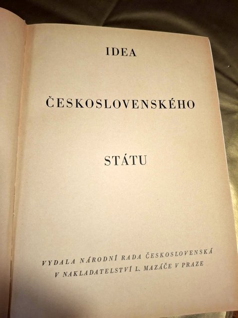 Idea Československého státu-NR česká r.1936 - 3