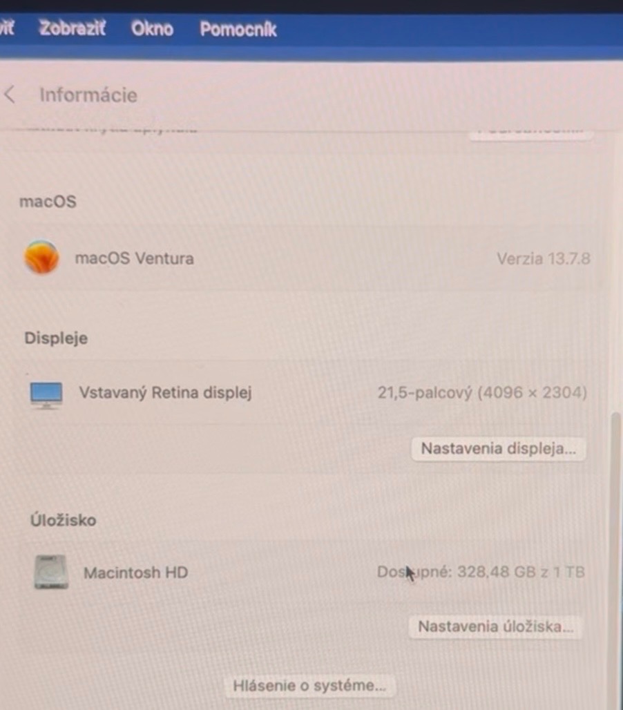 Apple iMac 21.5” - 3