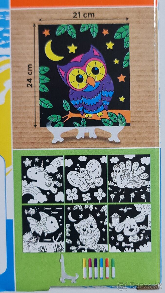 Moja prvá sada na vyfarbovanie podľa čísel - 3