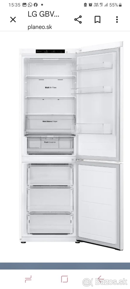 LG chladnička s mrazničkou NOVA V ZARUKE - 3