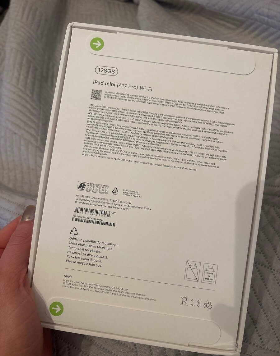 Nový, zabalený ipad mini a17 Pro wi-fi 128gb - 3