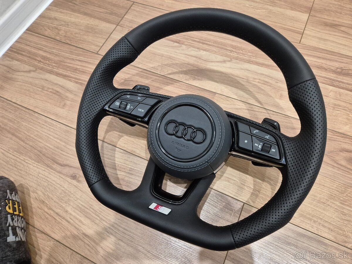 AUDI SLINE VOLANT MULTIFUNKCNY S PÁDLAMI A3 A4 A5 A6 Q5 Q7 - 3