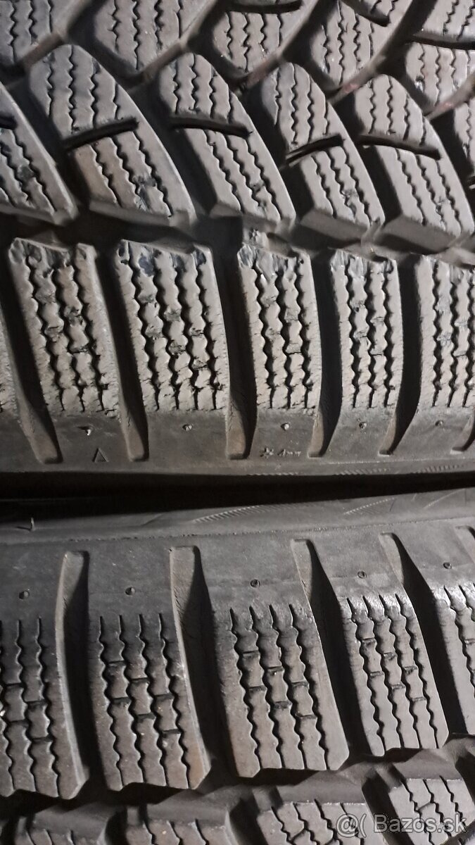 Predám 3ks jazdené zimné 195/55r16-87T Firstone - 3