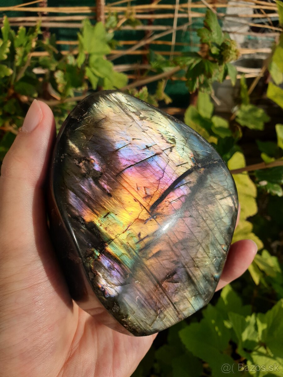 Labradorit - přes 0,9 kg Duhový (extrémně vzácný) - 3