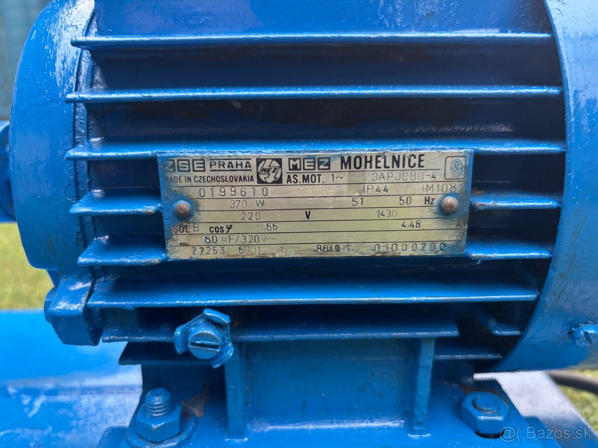 Samonasavacie 1 lamelové čerpadlo s el. motorom 370W. - 3