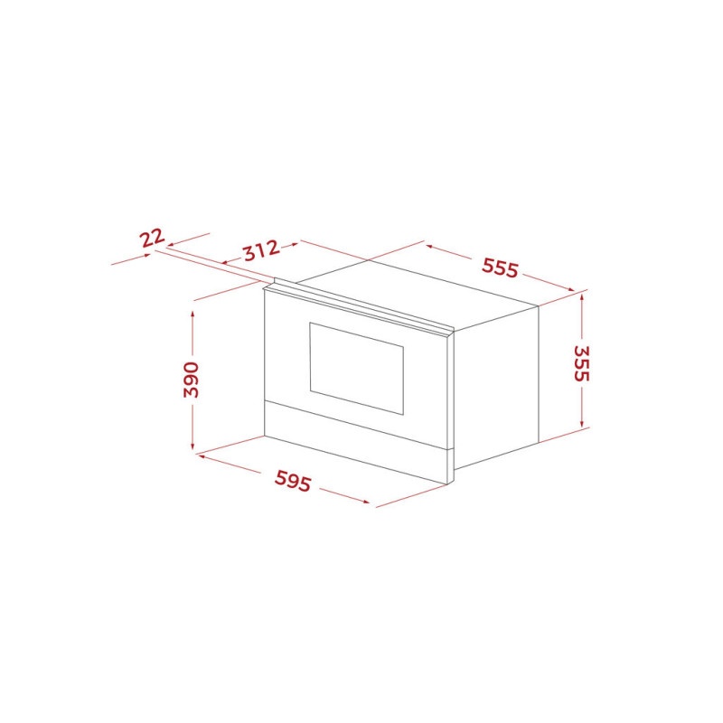 Vstavaná mikrovlnná rúra TEKA ML 822 BIS R BX - 3
