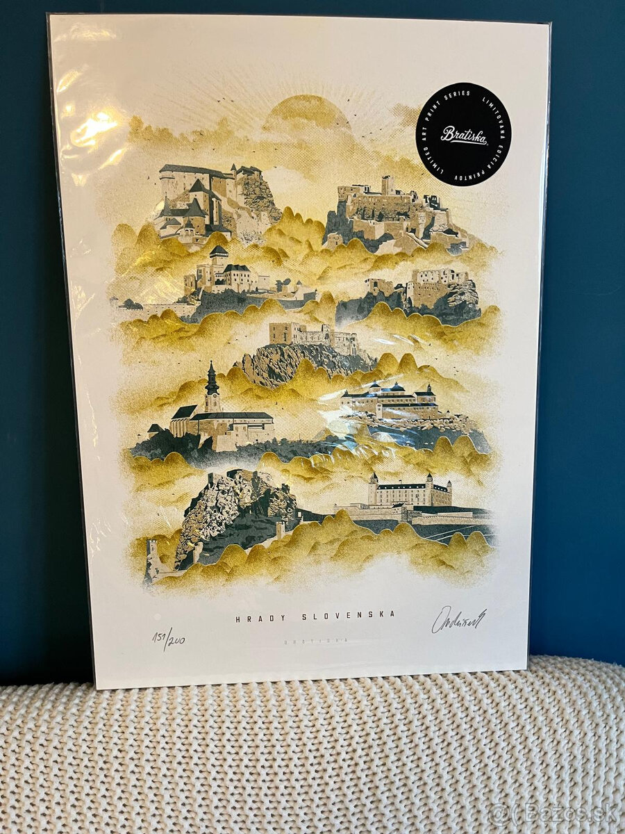 Print Bratiska - Hrady Slovenska - 3