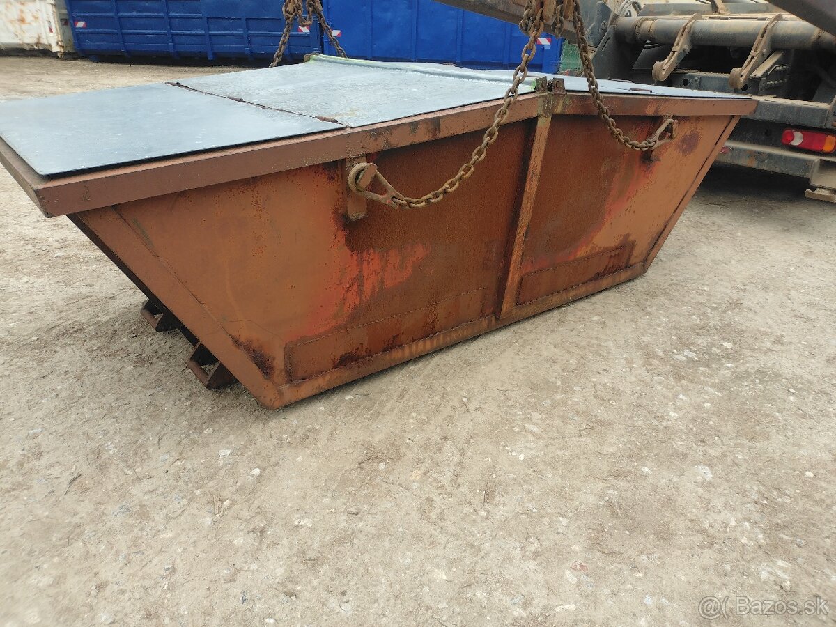 Reťazový kontajner 5m3 so strechou - 3