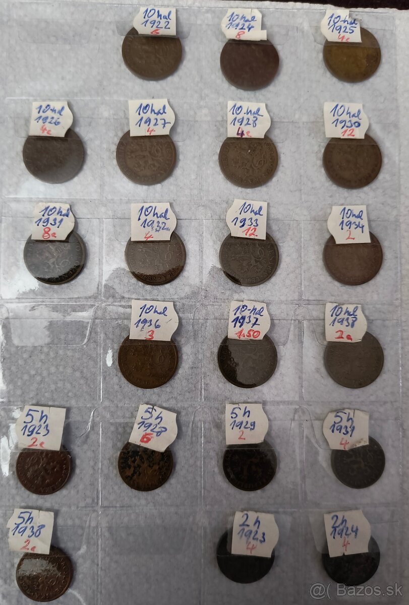 ČESKOSLOVENSKÉ MINCE : PRVÁ REPUBLIKA - 3