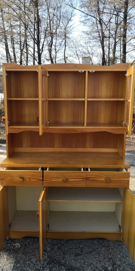 Rustikálny masivný príborník - 3