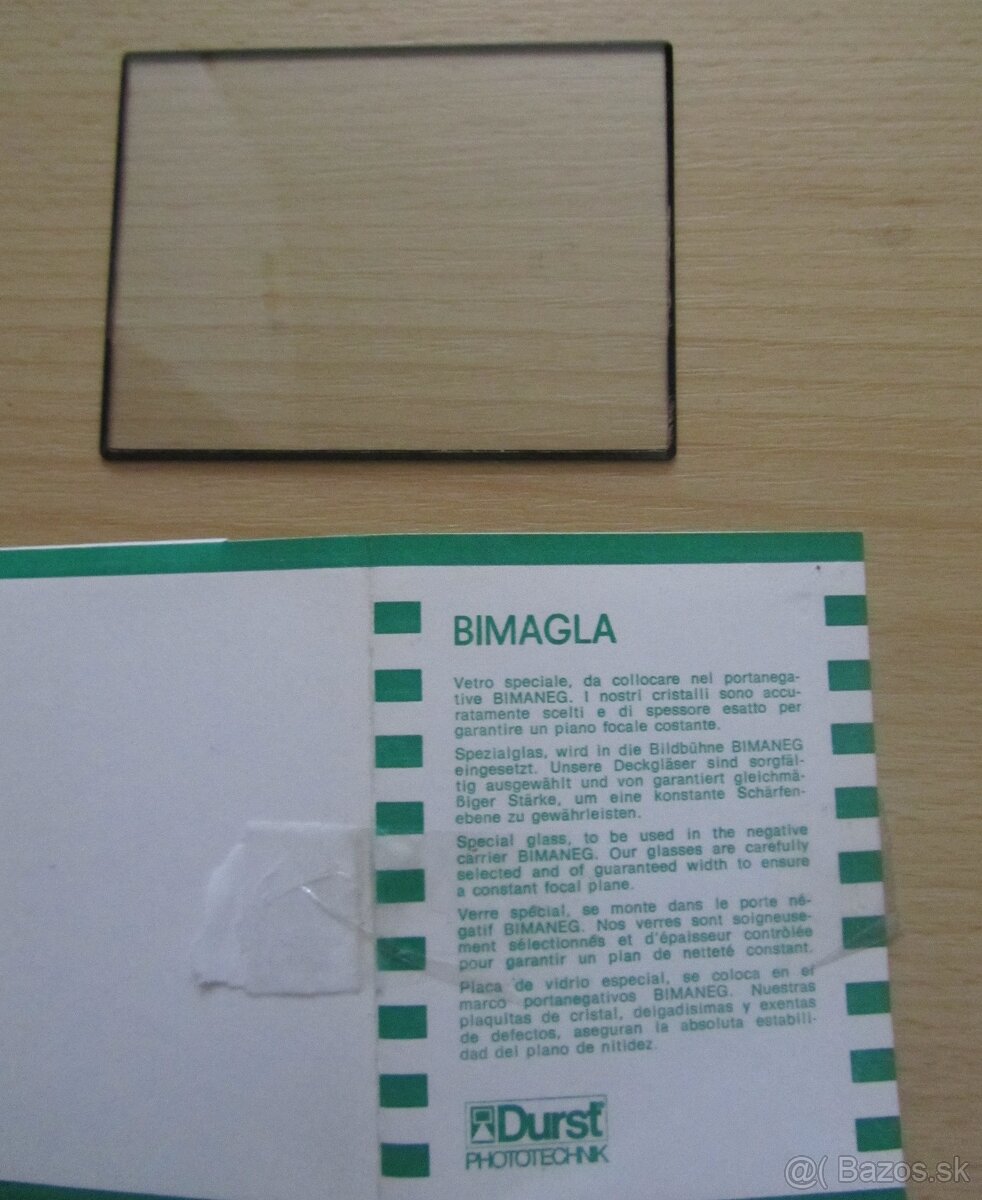 Durst Bimagla nová skla do zvětšováku Durst M805,L900.. - 3
