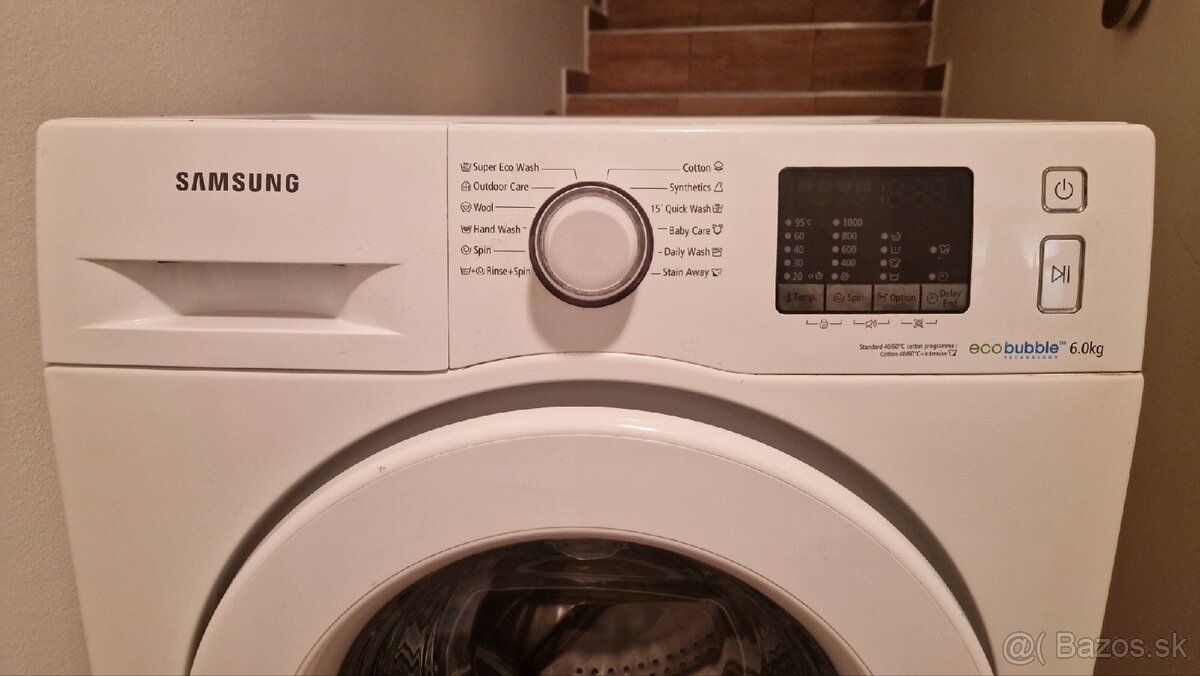 práčka SAMSUNG ECO BUBBLE 6 KG slim - 3